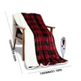 thumbnail image 3 of Flannel Heating Blanket with Auto Shut Off, Body Warming Electric Throw, 3 of 9
