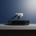 thumbnail image 4 of Ws Bath Collections Mood Bl 60.36 Mood 23-5/8" Oval Ceramic Vessel Bathroom Sink - Black, 4 of 7