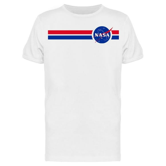 Playera NASA Para Hombre - Logo NASA Franjas Nasa T-shirt
