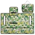thumbnail image 5 of Pzuqiu Tropical Leaves Quilted Golf Cart Seat Cover | 2-Person Universal Fit with 4 Pockets | Non-Slip Protective Accessory for Golfers, 5 of 9