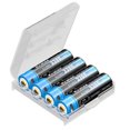 thumbnail image 6 of Kratax USB Rechargeable AA Batteries, 4Pcs 1.5v 3300mWh Lithium Batteries AA, 2H Fast Full Charged, 1500 Cycles, 4-in-1 USB to Micro USB Charging Cable, 6 of 8