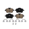 thumbnail image 7 of Detroit Axle - Front Brake Kit for 2007-2015 Mini Cooper, 2008 2009 2010 2011 2012 2013 2014 Drilled and Slotted Brake Rotors Ceramic Brake Pads: 11.57" Rotor, 7 of 7