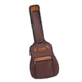 thumbnail image 3 of Bolsas de bajo de guitarra eléctrica perfecl Estuche de transporte con correas ajustables Mochila Bolso de almacenamiento Estuche suave acolchado Bolsa CAFÉ, 3 of 8