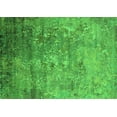 thumbnail image 1 of Ahgly Company Indoor Rectangle Oriental Green Industrial Area Rugs, 4' x 6', 1 of 4