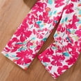 thumbnail image 6 of Kids Floral Jumpsuit for Girl Vacation Ruffle Spaghetti Strap Elegant Jumpsuits Girls Wide Leg Rompers Summer Beach Outfits, Hot Pink, 9 Years, 6 of 7