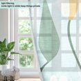 thumbnail image 4 of Yayeee Window Curtains Light Filtering 63"x52" Grommet Panel Pair Home Living Room Decor, Abstract Tulips Pattern, 4 of 7