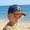 Dark Blue, variant on Cute Summer Beach Sun Hat Adjustable Sun Hat Sprints Running Hat for Boys Sun Hats Beach Cap (Blue,2-8 Years)