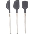 thumbnail image 2 of All-Clad Specialty Silicone Kitchen Gadgets 3 Piece Set, Spatulas Kitchen Tools, Kitchen Hacks Silver, Stainless Steel and Black, 2 of 8