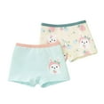 thumbnail image 2 of Uccdo 2 Packs Toddler Little Girls Cotton Underwear Hipster Briefs Big Girls Cute Printed Undies Panties, 3-11T, 2 of 8