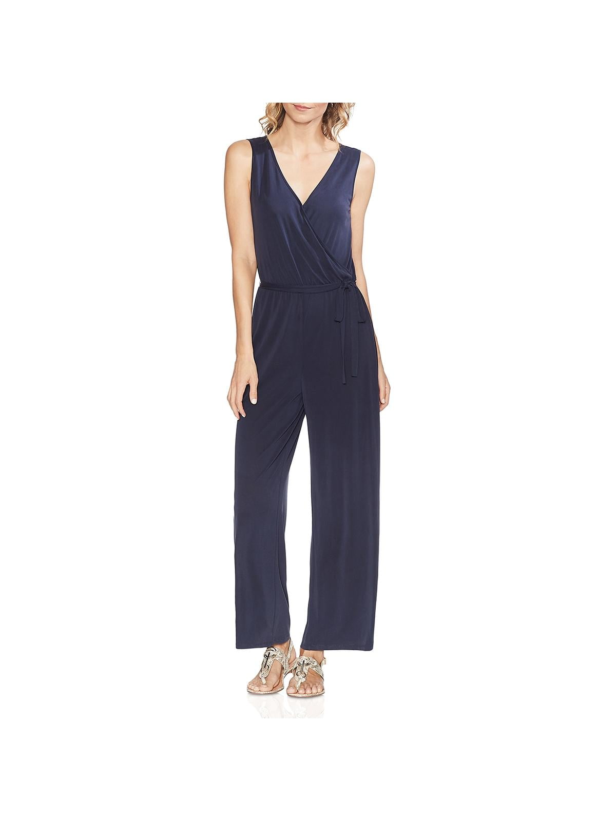 vince camuto denim jumpsuit
