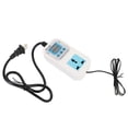 thumbnail image 4 of Controlador de termostato digital 10A Fácil de instalar Fácil de leer -50-110  degreeC para refrigerador de reptiles de invernadero Adaptador estadounidense Soledad  Controlador de temperatura, 4 of 10