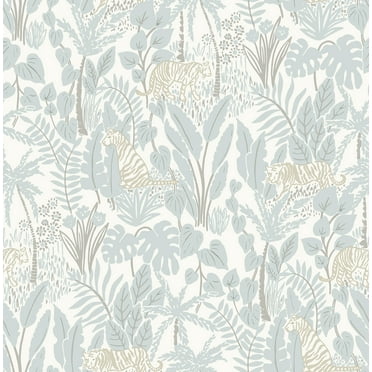 NuWallpaper Blue Maynard Peel & Stick Wallpaper
