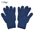 thumbnail image 3 of Uxcell Dusting Cleaning Gloves Microfiber Mittens, Dark Blue 1 Pair, 3 of 5