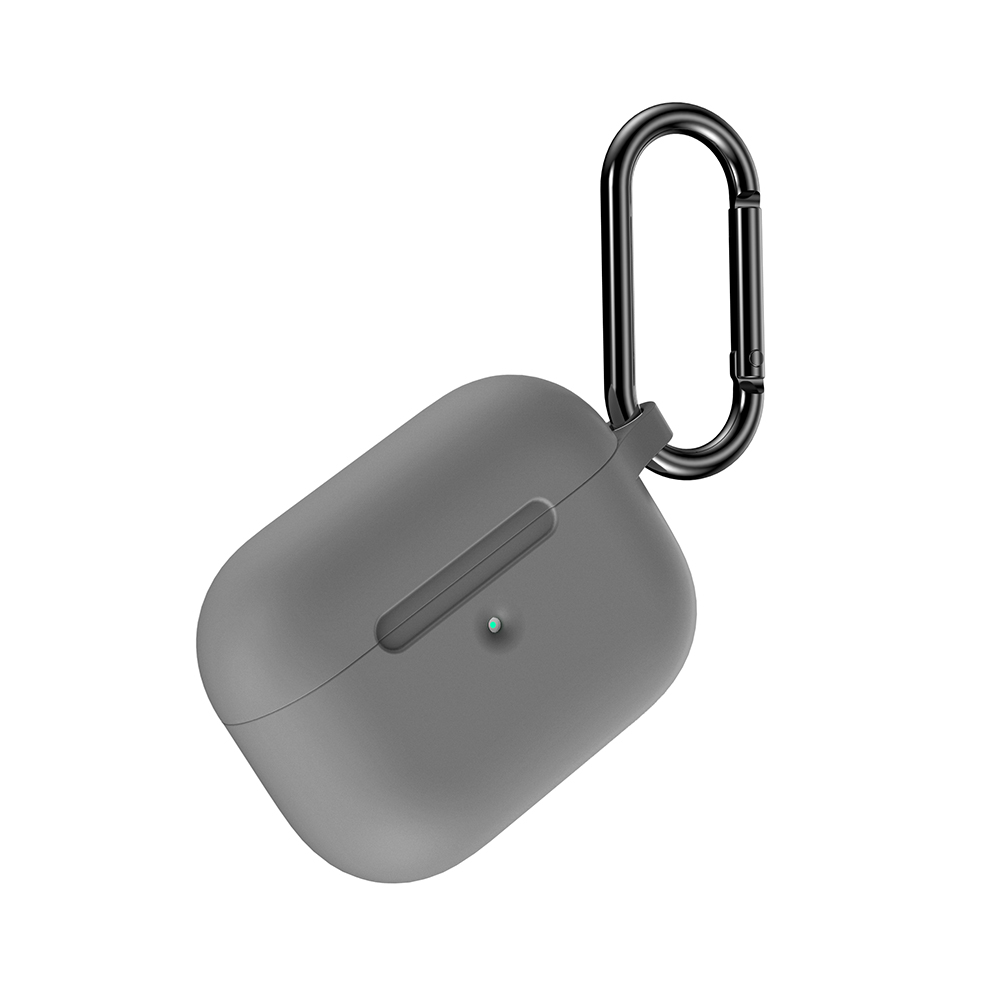 Silicone Case for AirPods Pro Wireless Bluetooth Headphones Storage Protective Cover with Hook