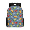 thumbnail image 1 of Fotbe Fruit Ice Cream Mochila de Viaje para Laptop, Mochila Ejecutiva Delgada y Resistente 15.6", 1 of 8