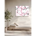 thumbnail image 5 of Pink Grey Wall Art for Living Room,Canvas Picture Wall Decor for Bathroom Bedroom,Geometric Circle Modern Abstract Simple Art Painting Artwork for Office Kitchen Hallway Dining Room Decor 16"x20", 5 of 8