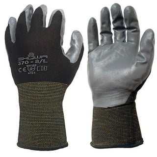 Tacoma Screw Products  Showa Atlas Insulated Non-Slip Work Gloves — Rubber  Palm Coating, X-Large