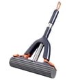 thumbnail image 1 of Self-Squeeze Sponge Mop - Portable Mini Sponge Mop Stainless Steel Handle for Kitchen Counter Desktop Bathroom Glass Cleaning, 1 of 5