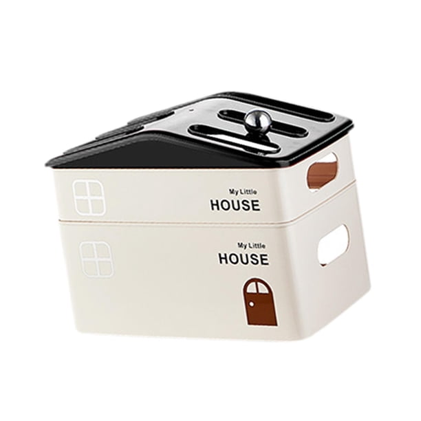 Caja de almacenamiento para enrutador, soporte para cable, caja de regleta decorativa multifuncional Doble capa