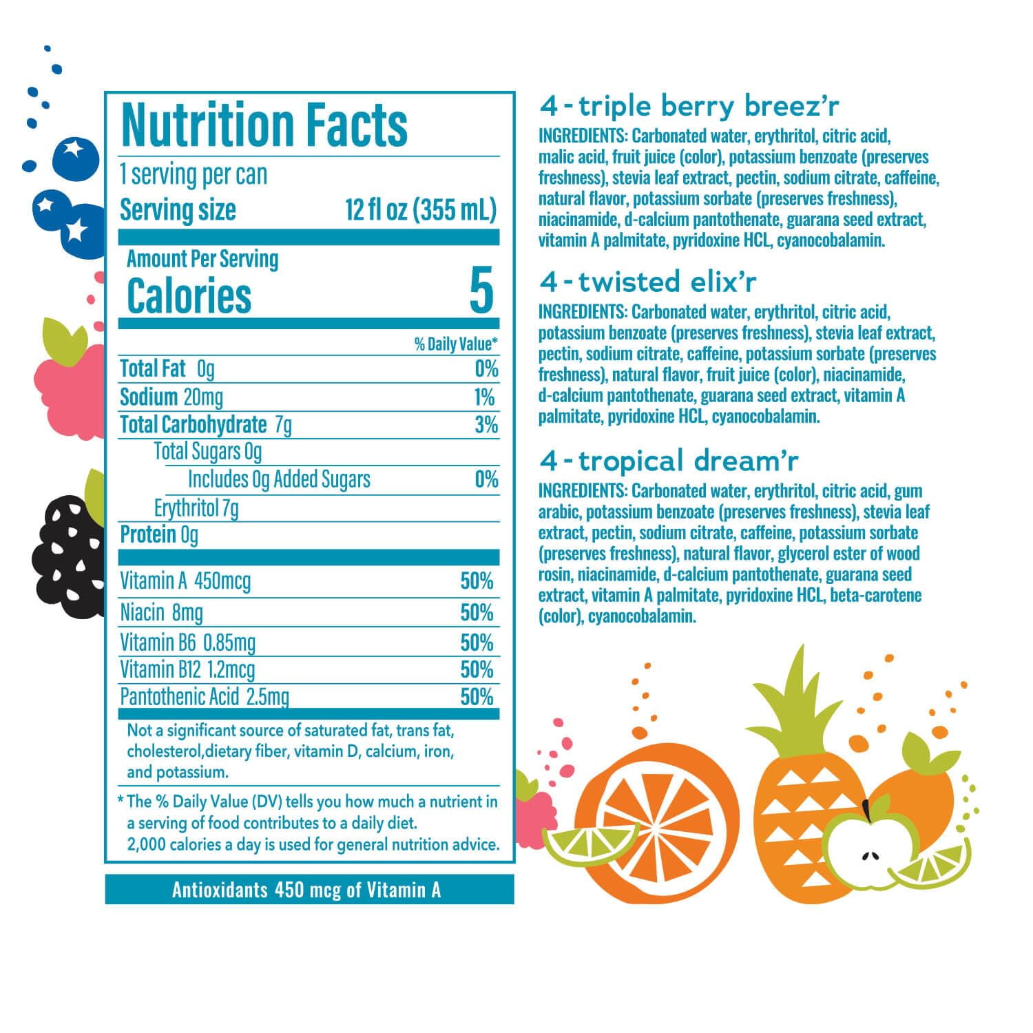 BUBBL'R Sparkling Water Variety Pack, 12 fl. oz., 12 pk.