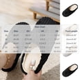 thumbnail image 2 of Iyufng Womens Winter Ribbed Closed Toe Slippers Soft Fleece Lined Warm Slip on Indoor House Shoes, 2 of 5