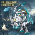 thumbnail image 2 of Juguete de construcción Sluban Transforming Mech Dragon Warrior 731 piezas, 2 of 7