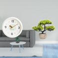 thumbnail image 2 of Reloj de pared moderno con árbol bonsái artificial, reloj colgante de pared, colección de bonsáis , reloj decorativo de planta artificial para d, 2 of 8