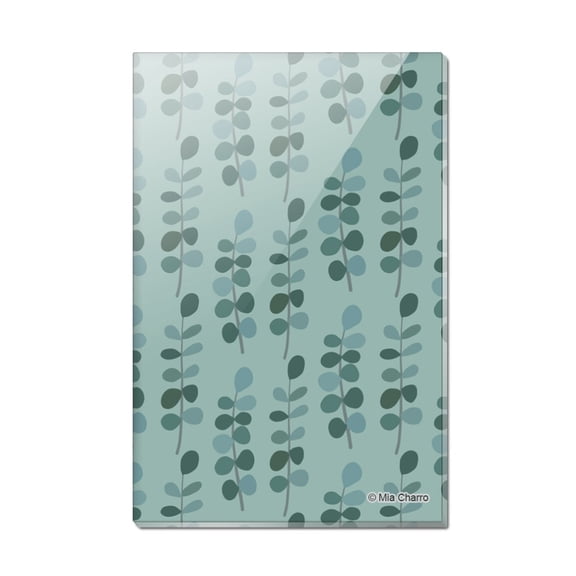 May Leaves Rectangle Acrylic Fridge Refrigerator Magnet