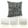 thumbnail image 4 of COMIO  Give It to God and Go to Sleep, Decorative Pillows Covers for Bed, Throw Pillows Cover for Bed,Pillow Cover,Decorative Bed Pillows for Bedroom Room, 4 of 5