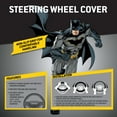 Warner Brothers Licensed Batman Car Steering Wheel Cover Universal Fit, Comfort Grip, Eco