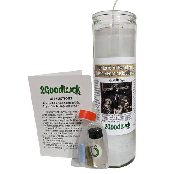 Our Lord of Esquipulas Dressed Candle Kit - Señor De Esquipulas