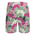 thumbnail image 6 of Kdxio Orchids Flowers Pattern Mens Casual Shorts - Drawstring Summer Beach Sports Shorts for Men, 6 of 9