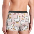 thumbnail image 5 of Balery Goose Queen Men's Boxer Briefs, Soft and Breathable Cotton Underwear with nylon Waistband-Small, 5 of 9