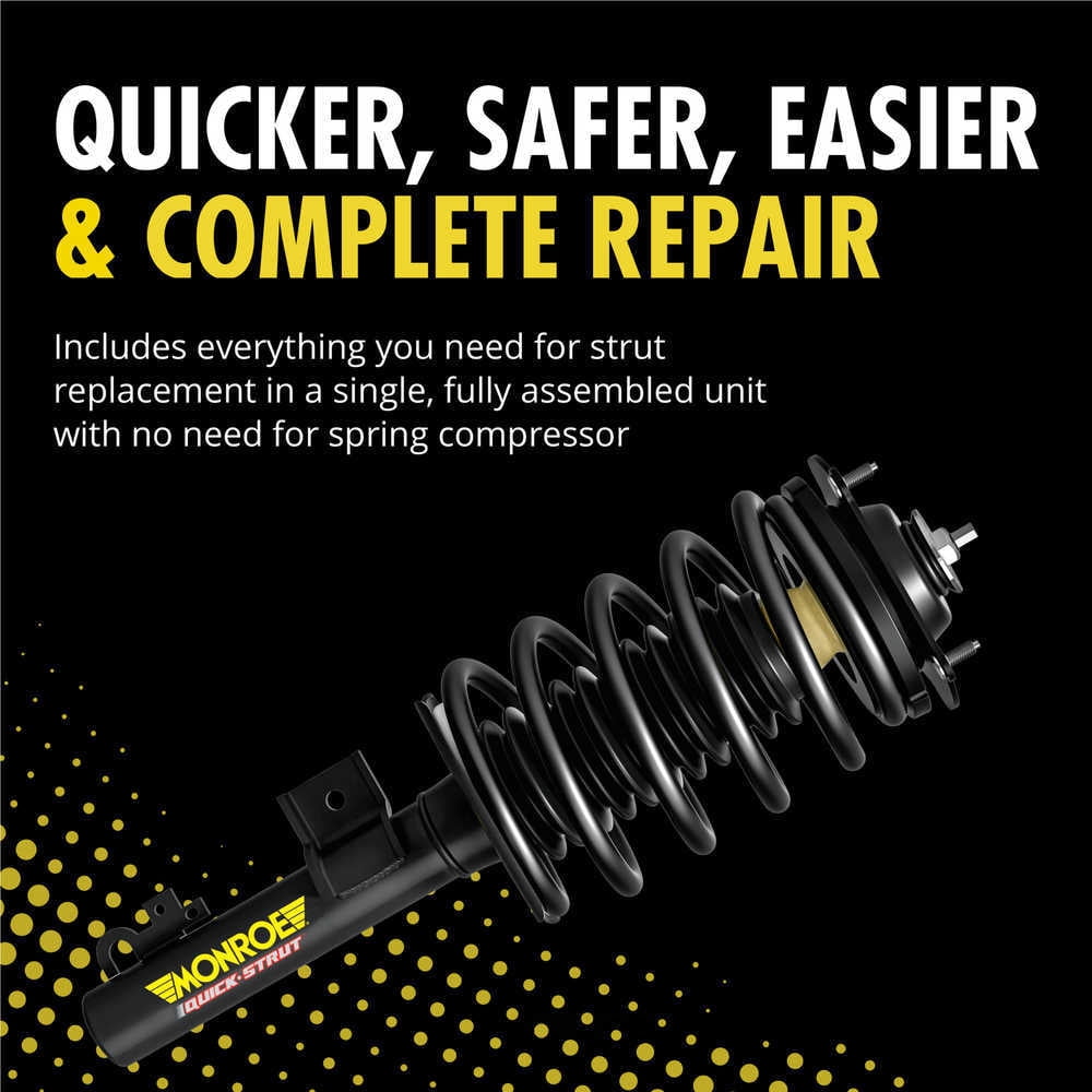 Monroe Shocks & Struts 173197 Quick-Strut Front Left Suspension Strut and Coil Spring Assembly