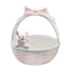 thumbnail image 3 of Canasta de Pascua de conejo de cerámica Cuencos de conejo de porcelana Adornos de animales Fiesta pequeña 16 cm x 155 cm x 183 cm, 3 of 9