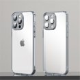 thumbnail image 1 of TECHCIRCLE Translucent Clear Case for iPhone 14 Pro Max, Anti-Fingerprint Anti-Scratch Slim Thin Matte Not-Yellowing Hard PC Back TPU Bumper Shockproof Phone Cover for iPhone 14 Pro Max 6.7", Blue, 1 of 8