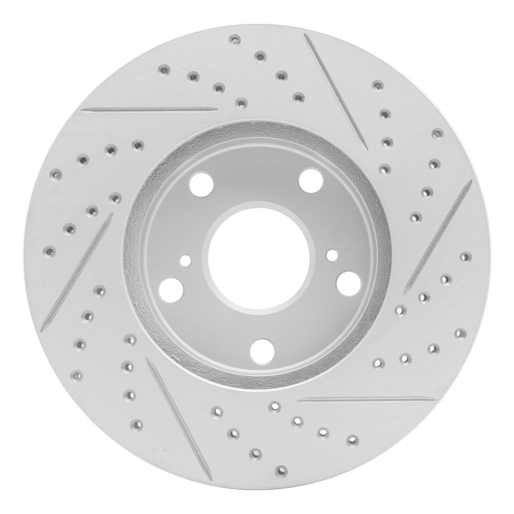Dynamic Friction Company 830-76052L DFC Geoperformance Rotor - Drilled and Slotted