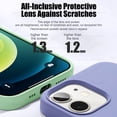 thumbnail image 3 of Luxury Shockproof For iPhone 16 Pro Max Case Liquid Silicone Cases For Apple iPhone 16 Plus Bumper Soft Cover Phone Accessories White For iPhone 16 Plus, 3 of 6