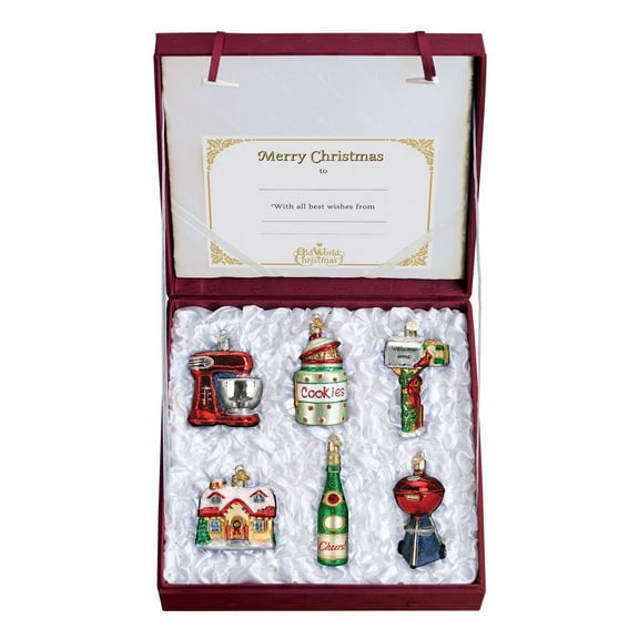 Old World Christmas Collection- House Warming 6-Piece Set
