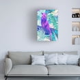 thumbnail image 2 of Trademark Fine Art Sarah Manovski  Pink Panther in the neon jungle Canvas Wall Art, 2 of 4