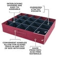 thumbnail image 2 of 612 Vermont Christmas Ornament Storage Box with Pull-Out Drawers, Holds 60 - 4" Ornaments, 2 of 6