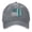 Gray, variant on Vintage Washed Baseball Cap for Men and Women, Adjustable Low Profile Dad Hat, Cotton Curved Brim Casual Outdoor Hat,Teal Ribbon Warrior