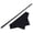 Black, variant on 2Pcs/Set Flute Cleaning Rod Smooth Surface Reusable Enough Length High Efficiency Anti-break Inside Tube Cleaning Instrument Care Flute Cleaning Stick Cloth Kit Musical Instrument Accessories