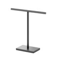 thumbnail image 1 of Gatco 1444MX Modern Rectangle Base Freestanding Countertop Towel Holder Matte Black / 10.50"" W x 11.13"" H T-Shape Style Countertop Hand Towel Holder for Bathroom Kitchen/Fingertip Towel Rack, 1 of 4