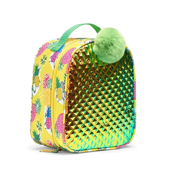 Fit & Fresh Novelty Insulated Lunch Box Pineapple Unisex Meal Holder Polyester 11 x 8 x 6 in