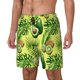 thumbnail image 1 of Balery Kiwi and Avocado Bañador para hombre, shorts de playa de secado rápido con entrepierna y forro de compresión-X-Large, 1 of 6