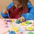 thumbnail image 6 of Incraftables Kid Paint Set. Non Toxic Finger Paint for Kids with Apron, Paint, Brushes & Accessories, 6 of 14