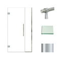 thumbnail image 2 of Transolid Ehtb39277610c-Bk Elizabeth 76" High X 39" Wide Hinged Semi Frameless Shower Door, 2 of 7