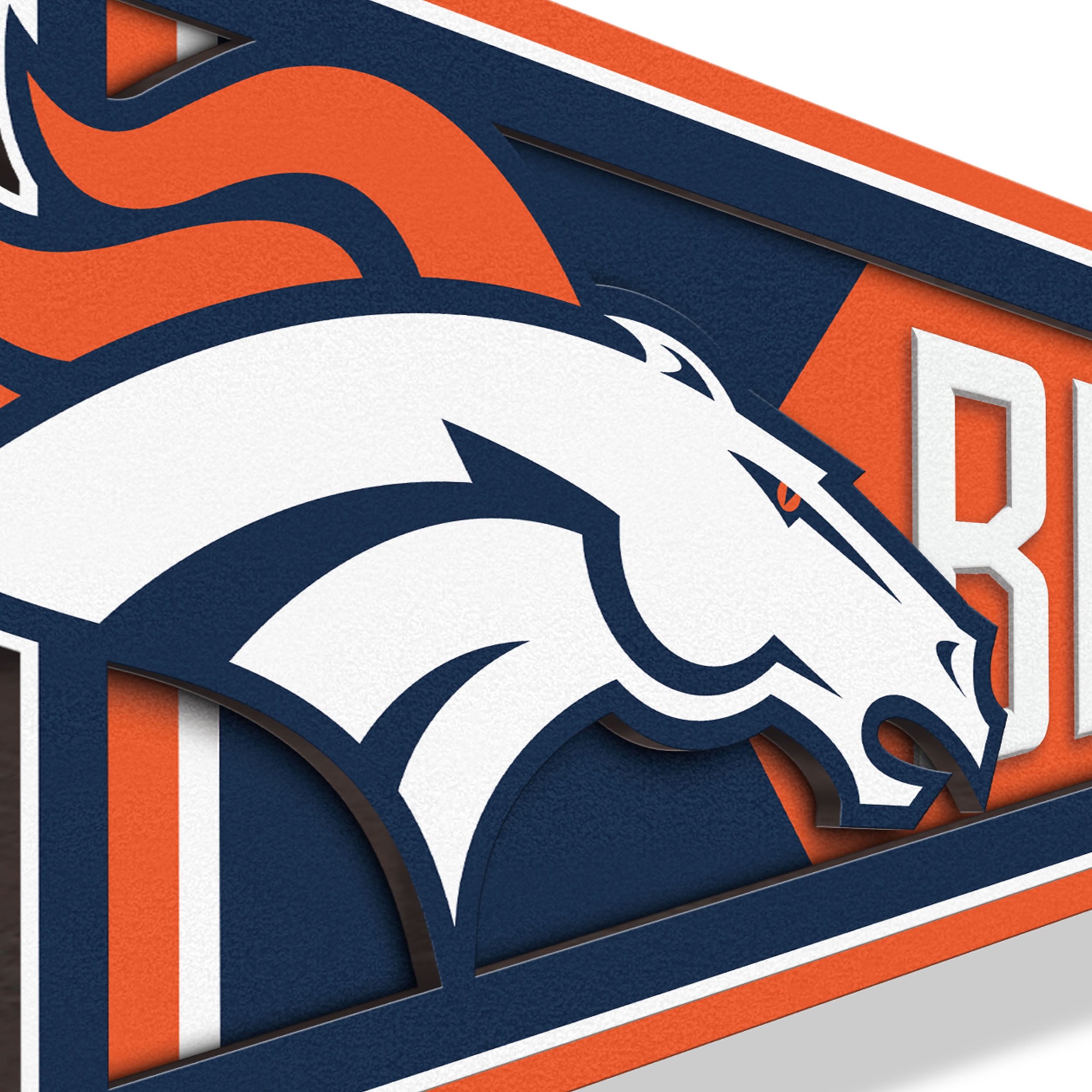 YouTheFan NFL Denver Broncos Pennant Sign