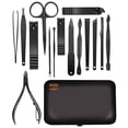 thumbnail image 3 of Utopia Care Nail Clippers Professional Nail Kit or Manicure Kit For Women and Men, Stocking Stuffers or Groomsmen Gifts 16Pcs Pedicure Set for Fingernail, Toenail Clippers with Travel Case, 3 of 11
